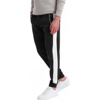 Ombre pánské tepláky OM-PASK-0229 černé, velikost S