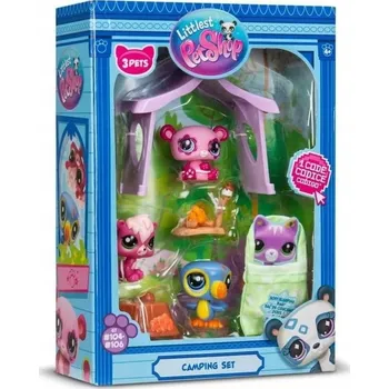 Littlest Pet Shop 00515 Hrací set 3 ks, kempování