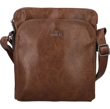 Kabelka Trendy dámská koženková crossbody kabelka Coveri Poala, hnědá