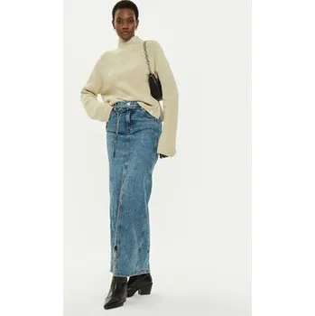 Dámský svetr Calvin Klein Jeans Rolák J20J224227 Béžová Relaxed Fit S