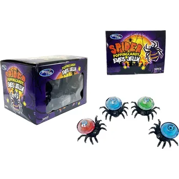 Bonbon TREBOR SWEETS, s.r.o. Pavouk želé oko a praskací prášek 17g