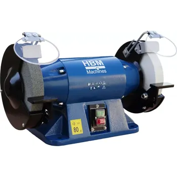 stolní bruska Průmyslová litinová bruska, 2 koutouče 200 mm, 900 W,&nbsp; 28 kg (HBM Machines)