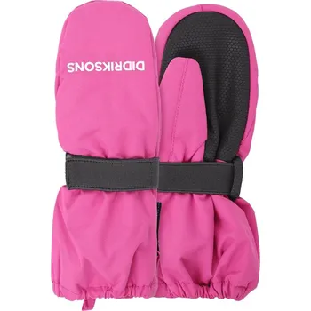 Dětské zimní rukavice Didriksons Biggles Zip sweet pink - celorozepínací palčáky velikost rukavic 4-6 let