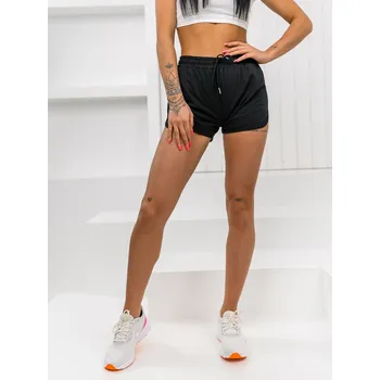 Dámské kraťasy Černé dámské teplákové kraťasy Bolf 8K951 - M