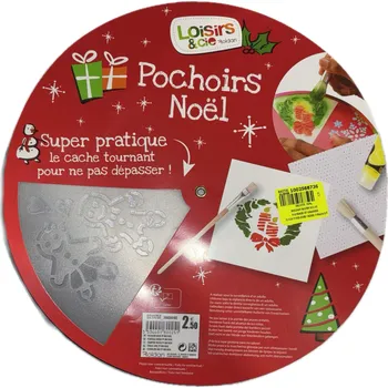 Vánoční dekorace Loisirs & Cie Pochoirs Noël vánoční šablona na tvoření Nové