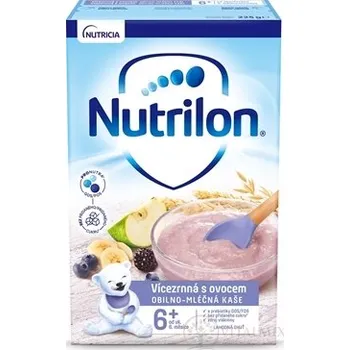Dětská výživa Nutrilon obilno-mléčná kaše vícezrnná s ovocem (od ukonč. 6. měsíce), 225 g