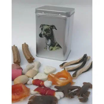 Chovatelství Vipet - plechová dóza s pamlsky pro psy (30 pamlsků)