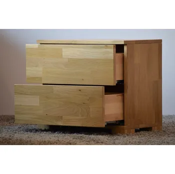 Noční stolek Oak´s Noční stolek Lemvig dub cink - výstavní kus