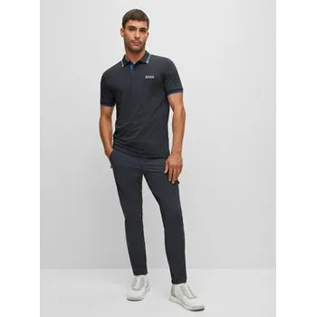 Pánská košile Boss Polokošile Paddy Pro 50469102 Tmavomodrá Regular Fit XL