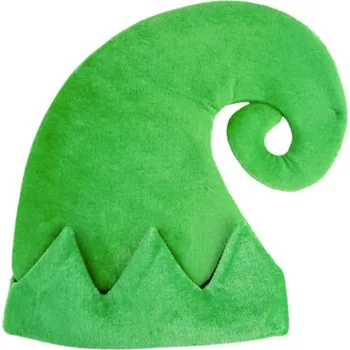Karnevalový doplněk Čepice elf zelená