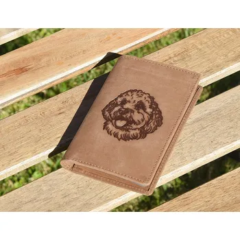 Obal na doklad Pouzdro Na Doklady "Bišonek" - Dárek pro milovníka psů