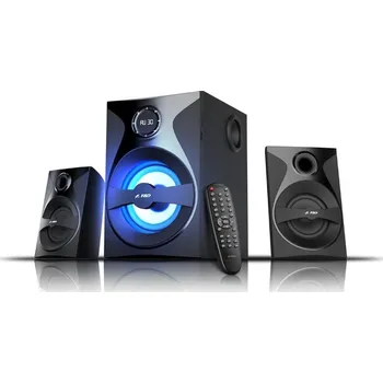 POŠKOZENÝ OBAL - FENDA F&D repro F380X/ 2.1/ 54W/ černé/ BT4.0/ NFC/ FM rádio/ USB/SD přehrávání/ dálkové ovládání, F380X-VYP