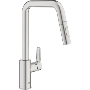GROHE Eurosmart - Páková dřezová baterie, supersteel 30619DC0