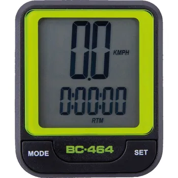 Tachometr cyklocomputer CONTEC Computer CBC-464 Wire black/neoRgreen