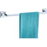 WENKO Věšák na ručníky BEZ VRTÁNÍ VacuumLoc QUADRO chromový 6x61x5 cm