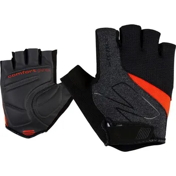 Chránič rukou Cyklistické rukavice krátké ZIENER CRAVE black/red - 8,5