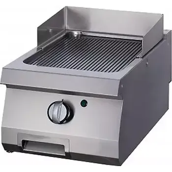 Kuchyňský gril Maxima Grilovací deska s drážkami Chrome - plynová - pro jednu jednotku - hloubka 70 cm | 09396008