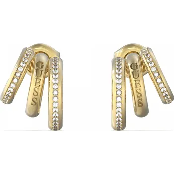 Náušnice Guess Originální pozlacené náušnice Crazy Earrings JUBE03302JWYGT/U + 2 měsíce na vrácení zboží