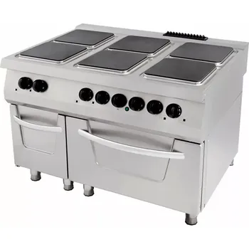 Sporák Maxima Sporák Premium - 6 hořáků - elektrický - tříplotýnkový - s troubou - hloubka 90 cm | 09398526