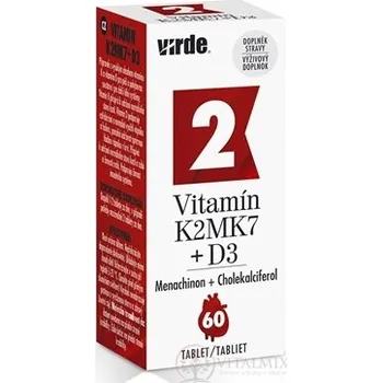 Zdraví Virde VITAMÍN K2 MK7 + D3 tbl 60 ks
