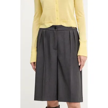 Dámské kraťasy Kraťasy Twinset dámské, šedá barva, high waist, 252TF2042 90X, vel. 38