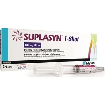 Pleťové sérum Stada SUPLASYN 1-Shot viskoelastický materiál sterilní roztok hyaluronátu sodného 60 mg / 6 ml, 6 ml