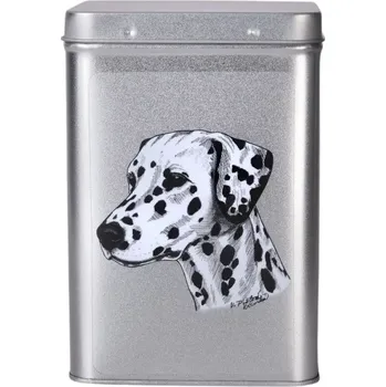 Dóza na potraviny Plechová dóza - dalmatin (objem 1,5 l)