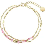 Náramek ocelový s jahodovým křemenem 43070.3