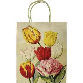 Dárková taška Dárková papírová taška Yellow Spring Flowers Tulip