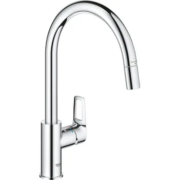 Vodovodní baterie GROHE BauLoop - Páková dřezová baterie, chrom 30543000