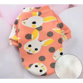 Obleček pro psa PET ARTIST Barevná mikina pro psa se zajíčky Barva: Růžová, Velikost: XS