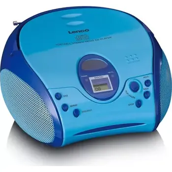 Radiopřijímač Lenco SCD-24kids modrá (SCD-24KIDSBU)