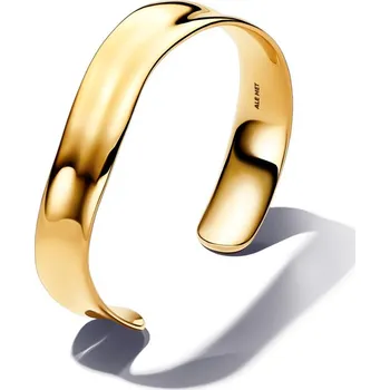 Oblečení a móda Pandora Pevný otevřený pozlacený náramek s organickým tvarem Shine Essence 563302C00 19 cm + 2 měsíce na vrácení zboží
