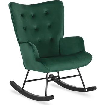 Křeslo JAKS Houpací křeslo ušák Elis zelené