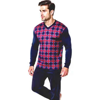 Pánské pyžamo Pánské Pyžamo Dlouhé FOLTÝN PD 360 Velikost: L