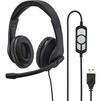 Sluchátka Hama PC Office Headset HS-USB300