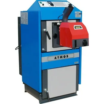 Kotel Kotel s ručním přikládáním Atmos DC 30 SX na dřevo s úpravou pro hořák na pelety