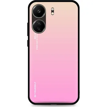 Pouzdro na mobilní telefon Kryt Xiaomi Redmi 13C pevný duhový meruňkový (obal neboli pouzdro na Xiaomi Redmi 13C)