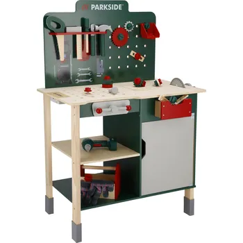 Dětská dílna lupilu® Dětský dřevěný ponk s nářadím