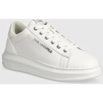 Pánské tenisky Kožené tenisky Karl Lagerfeld KAPRI MENS bílá barva, KL52575N KL52575N.01W 00X, EUR 41