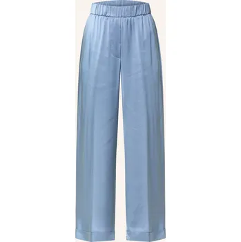 Peserico Dámské Saténové Kalhoty, černošedá, 34