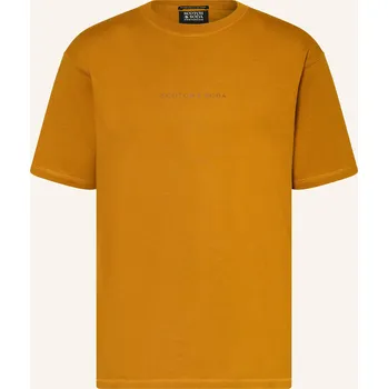 Pánské tričko Scotch & Soda Pánské Tričko, tmavě oranžová, L