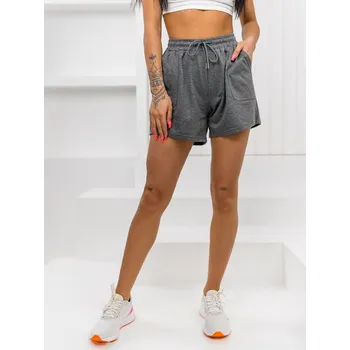 Dámské kraťasy Grafitové dámské teplákové kraťasy Bolf 8K950 - L