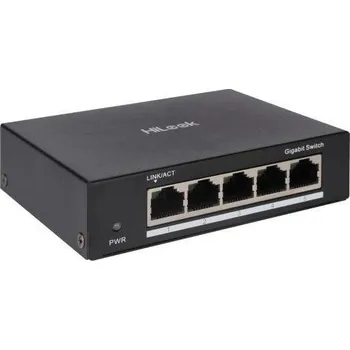 Switch HiLook Powered by HIKVISION switch NS-0505/ 5x port/ 1000 Mbps RJ45 ports/ 1 Gbps/ Kov