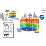 Mamido Magnetická stavebnice 290 dílů Rainbow ULTRA XXL