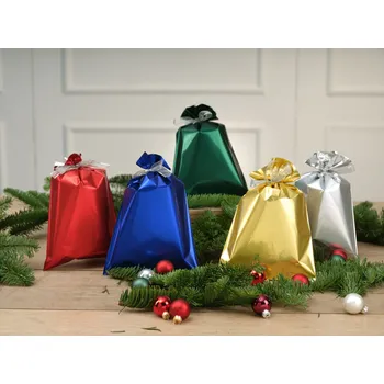 Dárková taška Sáček celofan 35x50 cm METAL