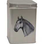 Plechová dóza - Starokladrubský kůň (objem 1,5 l)