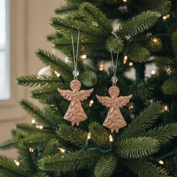 Vánoční dekorace Anděl k zavěšení, 2ks X3505-05