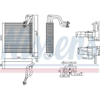 Klimatizace automobilu Výparník, klimatizace NISSENS 92336