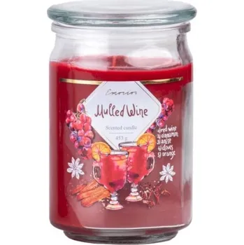 Svíčka Emocio Mulled Wine - Svařené víno vonná svíčka sklo se skleněným víčkem 453 g 93 x 142 mm ( )